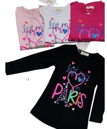 REMERA NIÑA M/LARGA