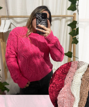 BUZO DAMA CHENILLE