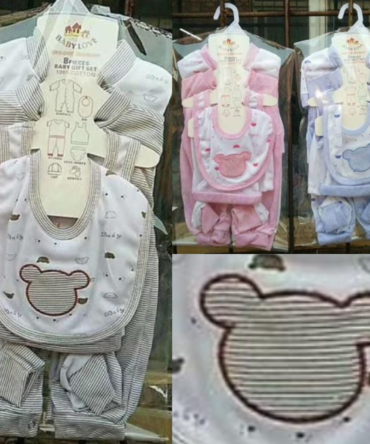 CONJUNTO BEBÉ 8 PIEZAS
