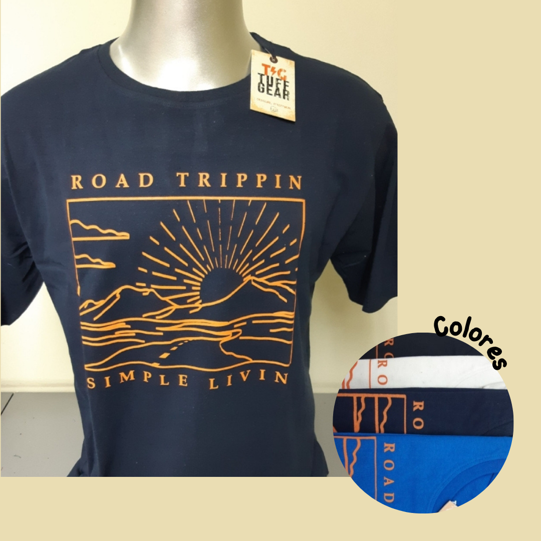 REMERA ESTAMPADA ROAD TRIPPIN