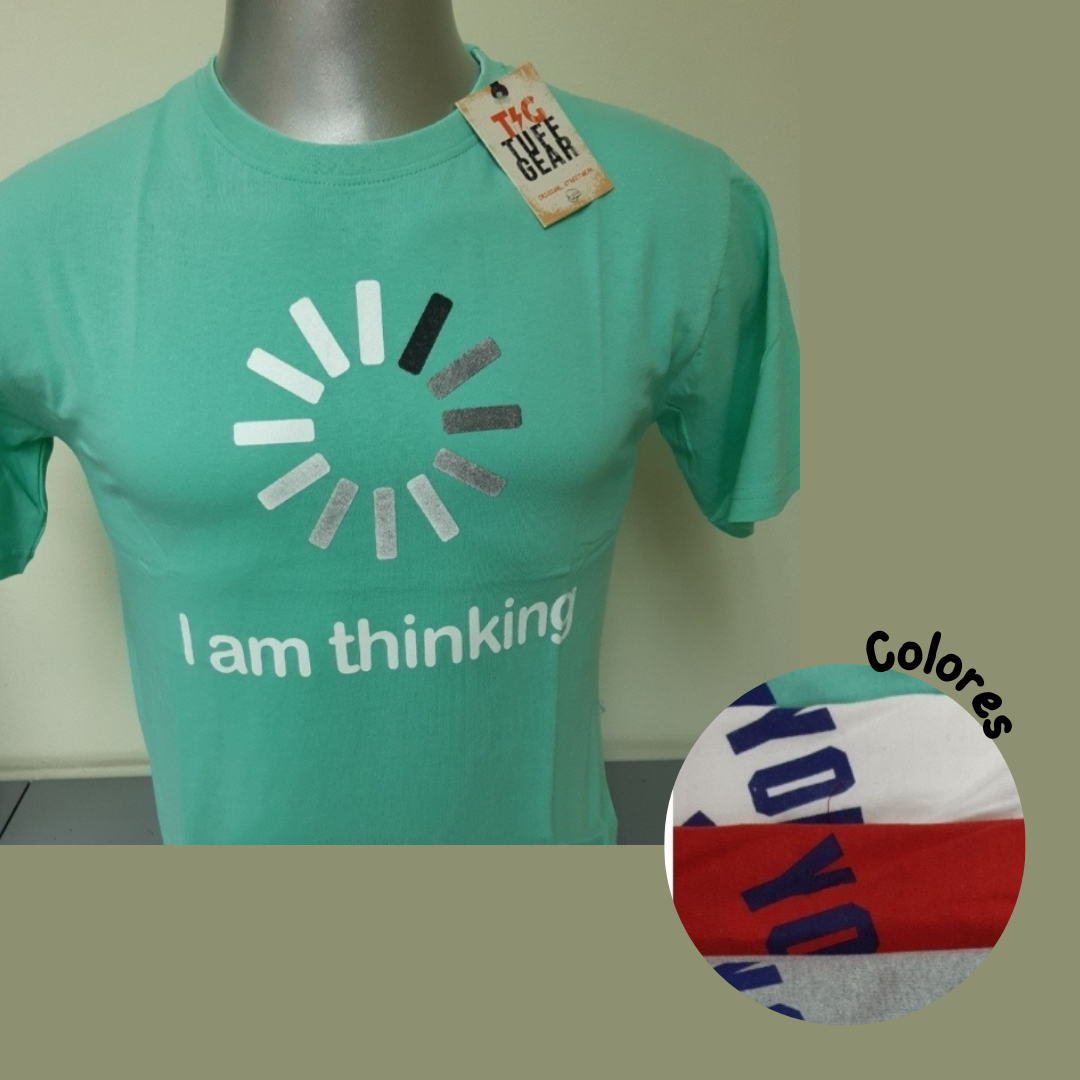 REMERA ESTAMPADA THINKING