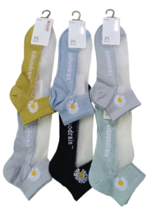 DOCE SOQUETE TOBILLERO CON TRANSPARENCIA