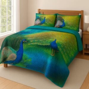 SET COBERTOR REVERSIBLE+JUEGO SABANA DOS PLAZAS