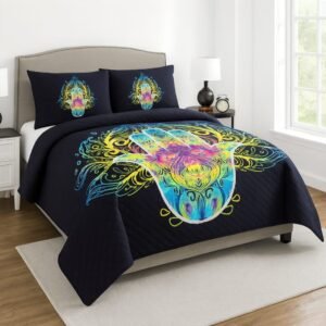 SET COBERTOR REVERSIBLE+ SÁBANA PLAZA Y MEDIA