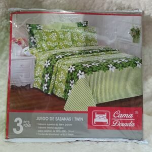 JUEGO DE SÁBANAS DE 1 PLAZA Y MEDIA