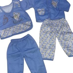 CONJUNTO BEBÉ ABRIGO 4 PIEZAS