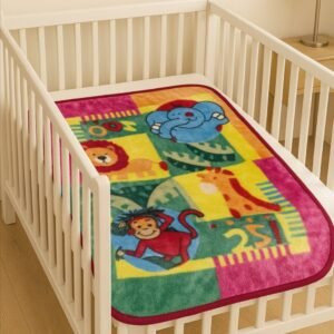 MANTA TERCIOPELO BEBÉ COCHE