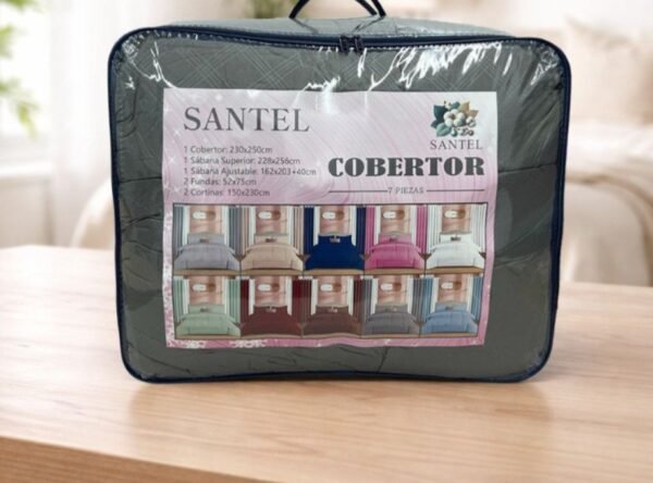 SET ACOLCHADO 7 PIEZAS QUEEN